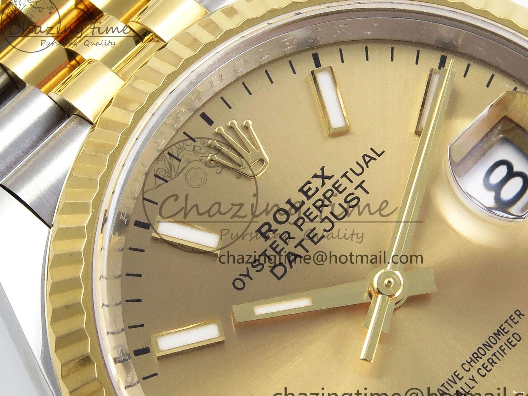 MiroTime 0205 DateJust 36 126233 Clean 1:1 Best Edition 904L Steel YG Stick Dial on SS YG Jubilee Bracelet VR Trendy 1501